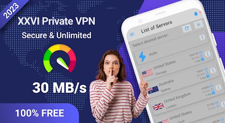 XV Private VPN - Fast Proxy ဖန်သားပြင်ဓာတ်ပုံ 0