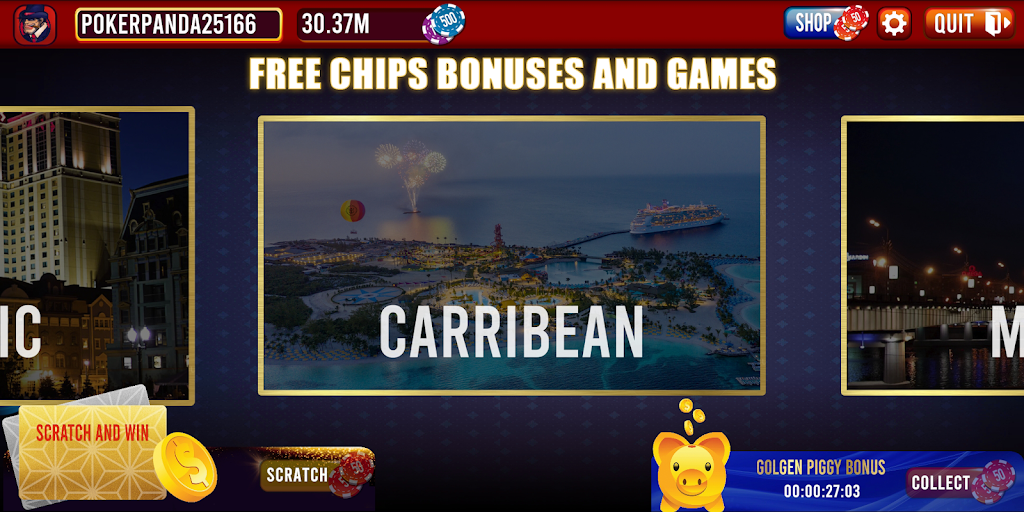 Schermata Poker Panda: World Poker Tour 3
