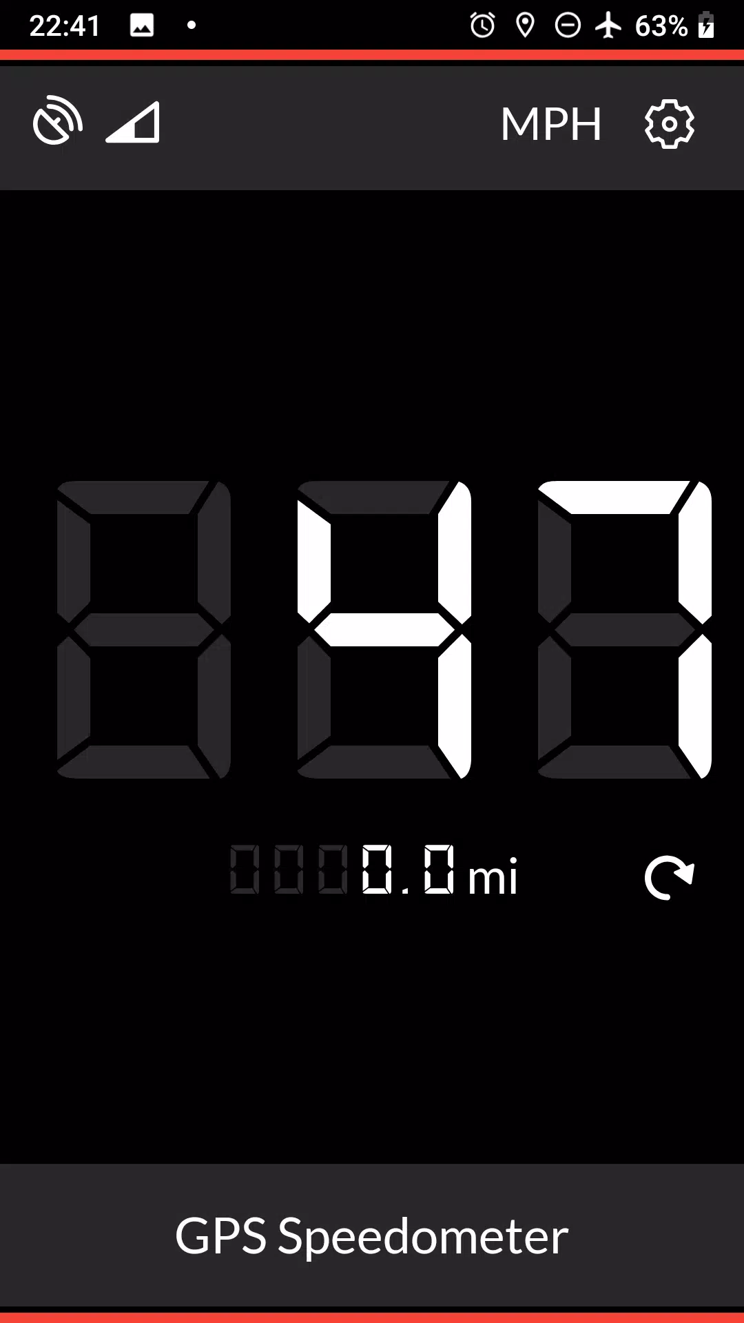 GPS Speedometer スクリーンショット 2