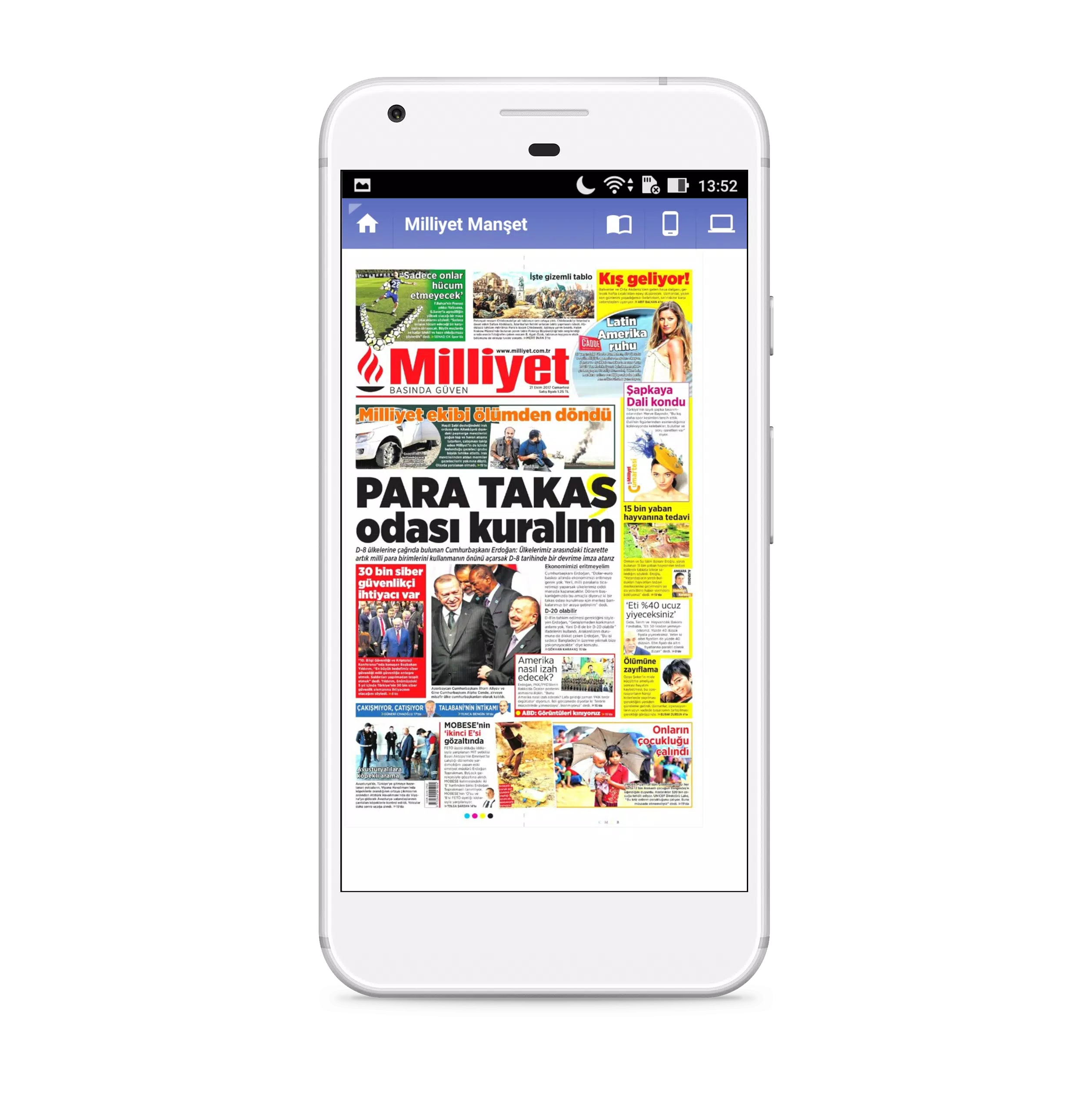 Tüm Gazeteler Akıllı Tarayıcı 螢幕截圖 2