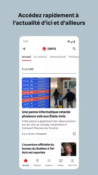Radio-Canada Info スクリーンショット 0