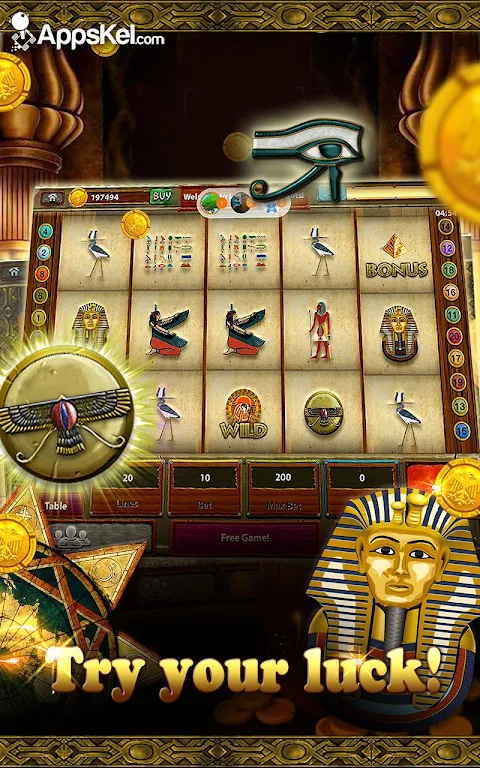 Lost Kingdom Treasure Slots– Las Vegas Casino Game Captura de pantalla 1