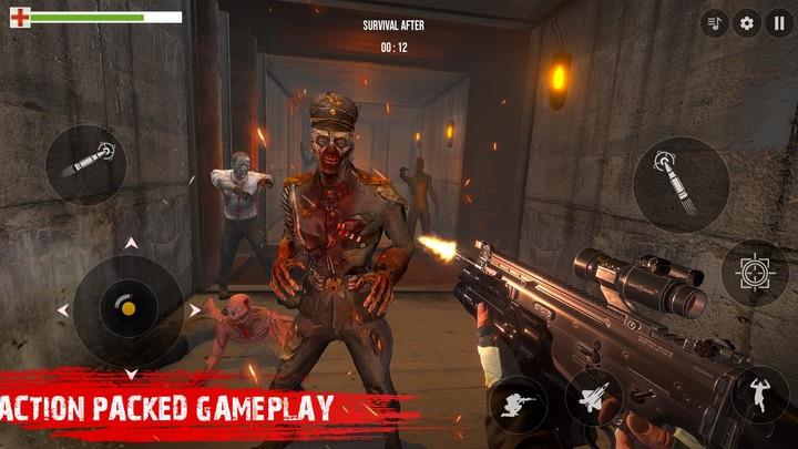 Sniper 3D Zombie: War Shooting Schermafbeelding 1