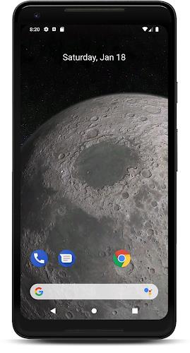 Moon 3D Live Wallpaper 螢幕截圖 0