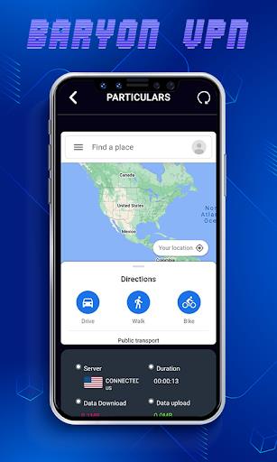 Baryonvpn Ảnh chụp màn hình 1