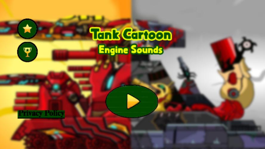 Tank Cartoon : Engine Sounds Zrzut ekranu 0
