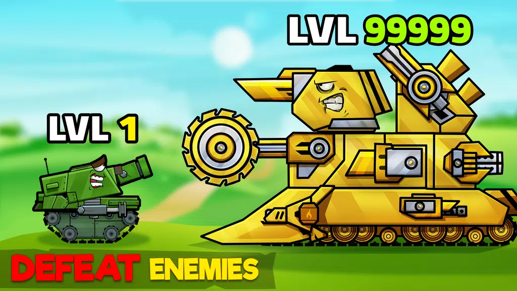 Tanks Arena io: Craft & Combat应用截图第0张