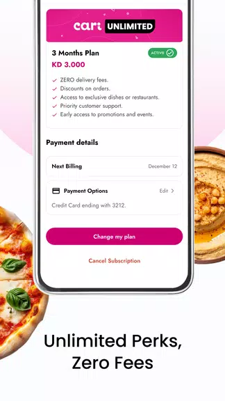 Cari: The best food delivered 螢幕截圖 1