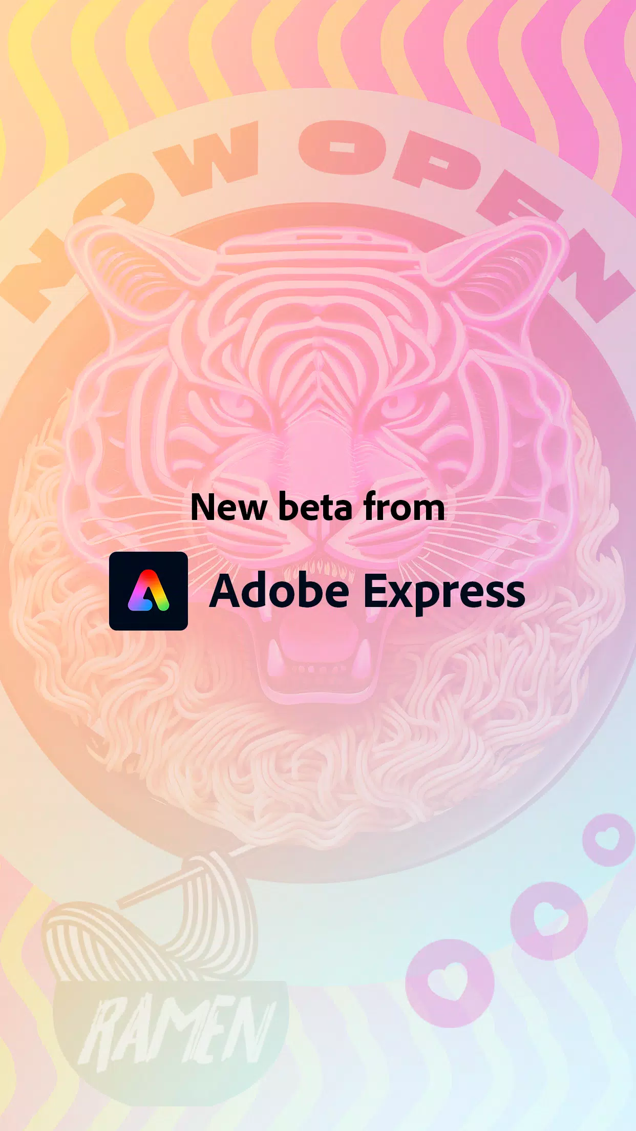 Adobe Express (Beta) 螢幕截圖 0