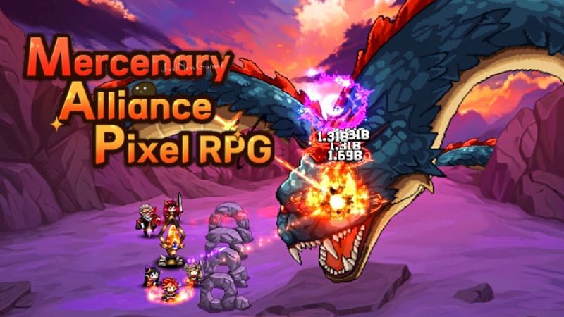 Mercenary Alliance: Pixel RPG Schermafbeelding 0