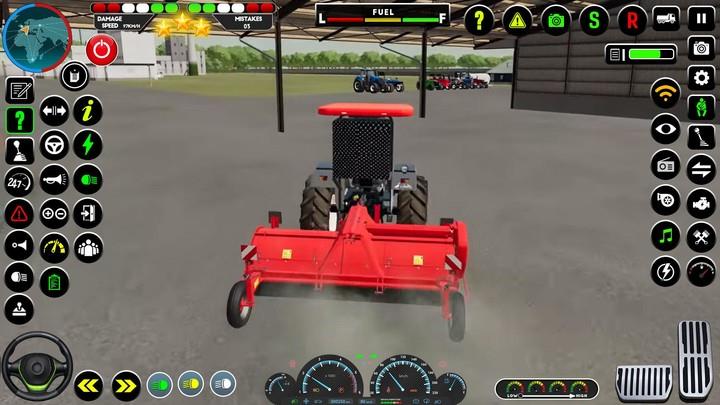 Tractor Farming Tractor Games Schermafbeelding 2