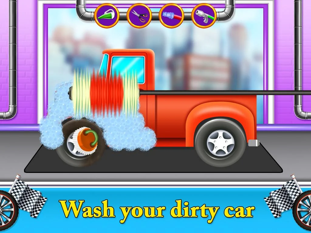 Auto car wash garage game Ảnh chụp màn hình 2