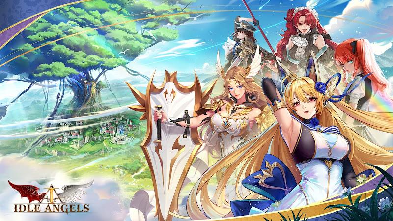 Idle Angels: Anime Gacha RPG Ảnh chụp màn hình 0