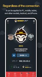 MonkeyVPN-Perfect 3 ways VPN ဖန်သားပြင်ဓာတ်ပုံ 2