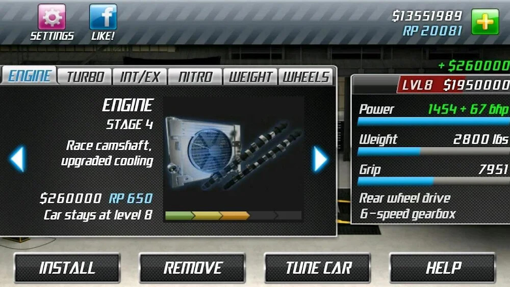 Drag Racing Mod 스크린샷 2