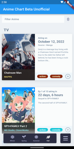 AniChart Beta Unofficial スクリーンショット 2