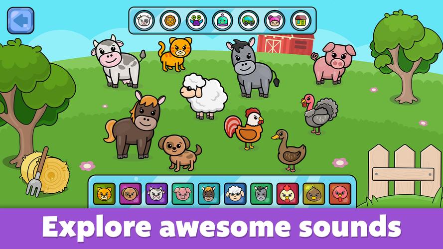 Bimi Boo赤ちゃんのピアノ子供向けの音楽ゲーム スクリーンショット 2