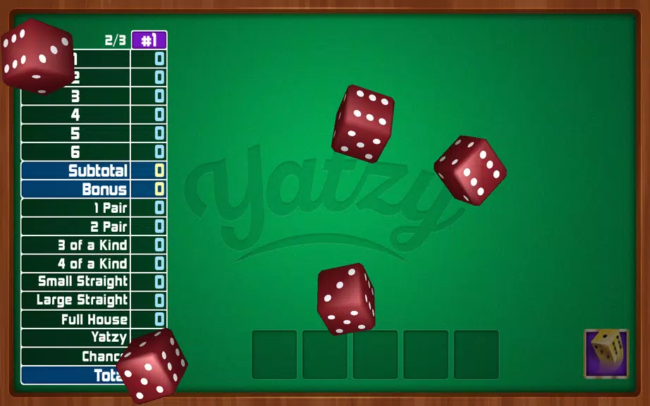 Yatzy Dice Game Tangkapan skrin 0