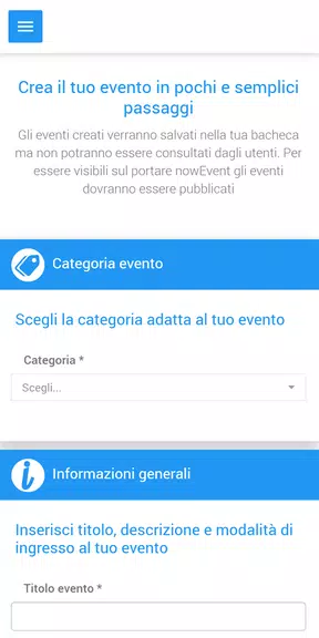 nowEvent - L'app a misura di evento 螢幕截圖 3