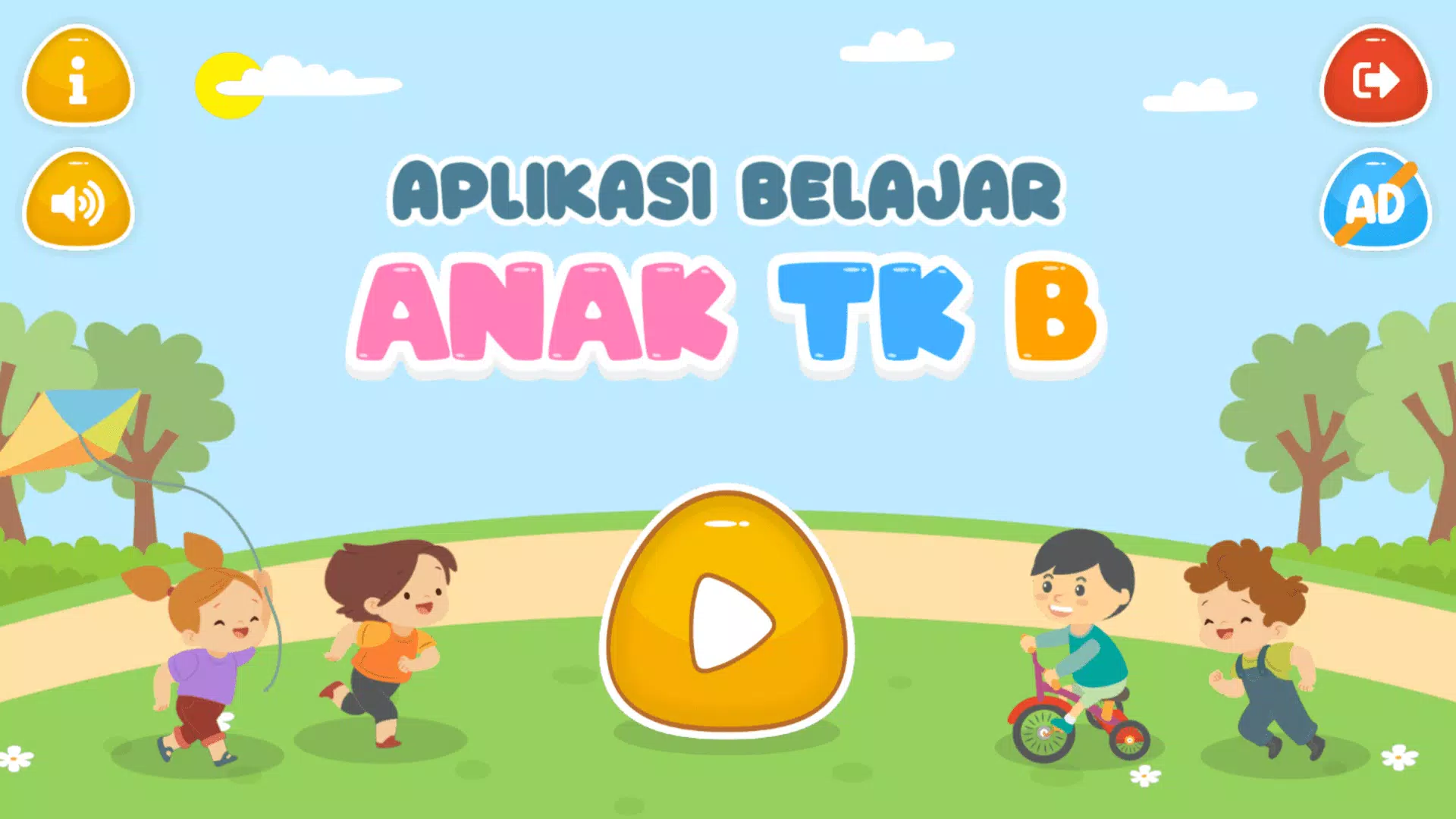 Aplikasi Belajar Anak TK B 螢幕截圖 0