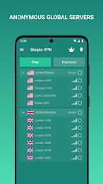 Simple VPN Pro Super Fast VPN Capture d'écran 3