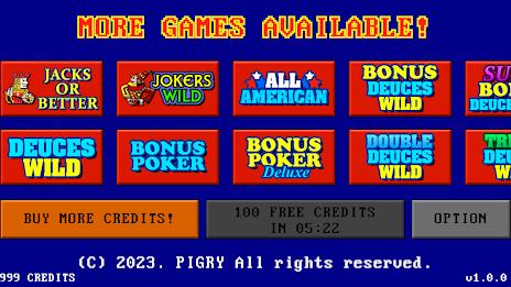 Video Poker Simulator Ảnh chụp màn hình 2