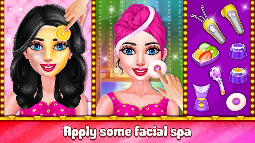 Indian Wedding Makeup Dressup Скриншот 2