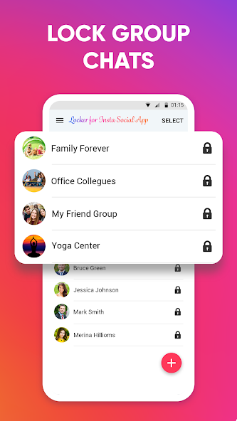 Locker for Insta Social App Mod स्क्रीनशॉट 1