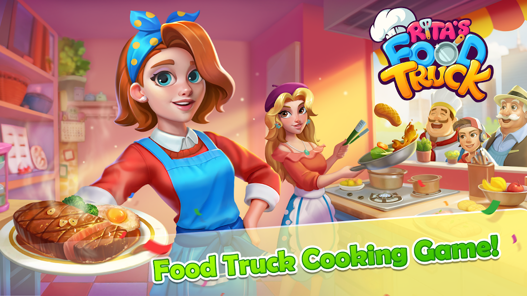 Rita's Food Truck:Cooking Game Mod 스크린샷 0