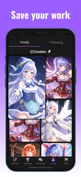 AI Image Generator - Anime Art Tangkapan skrin 3