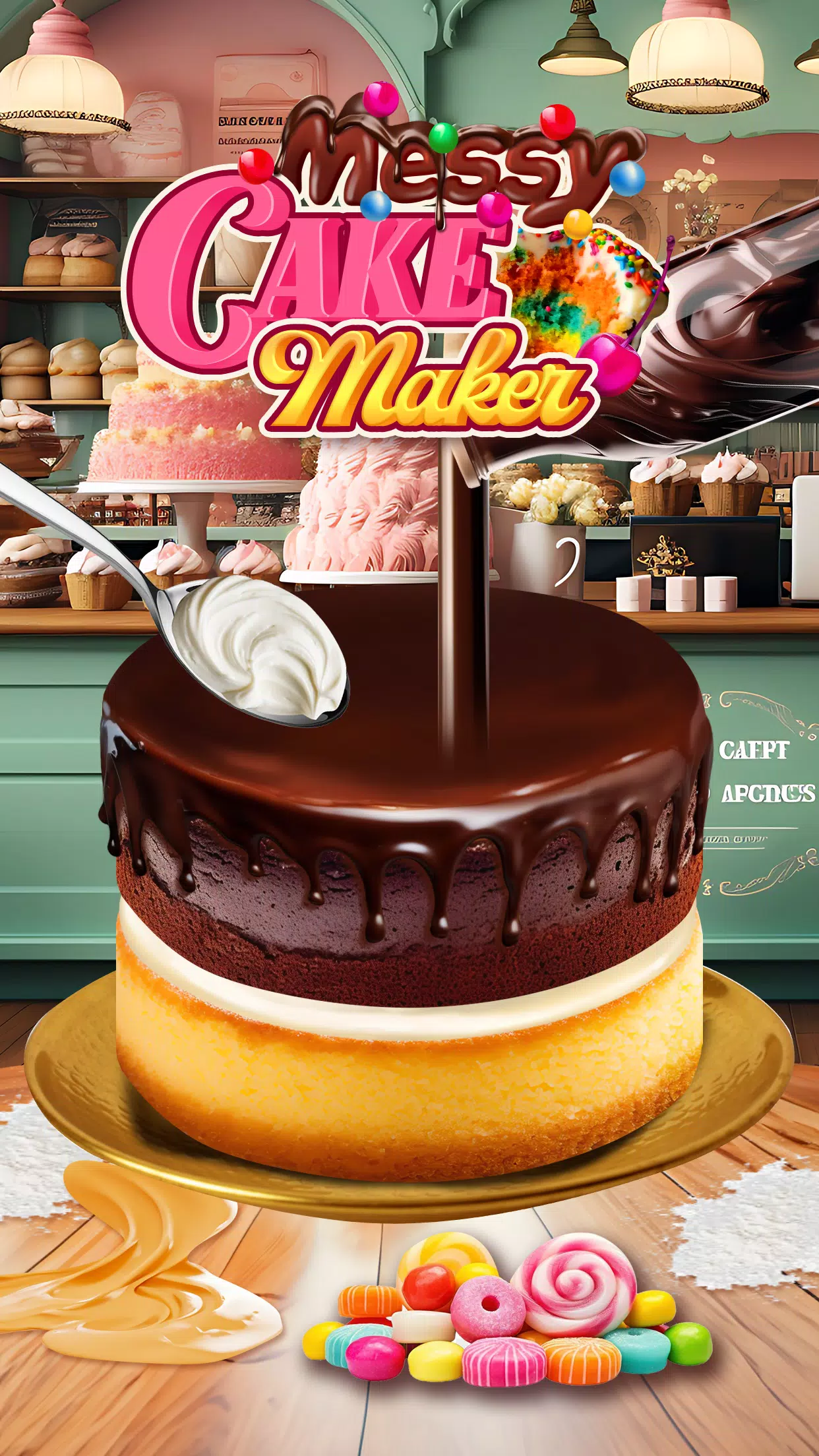 Messy Cake Maker Captura de tela 1