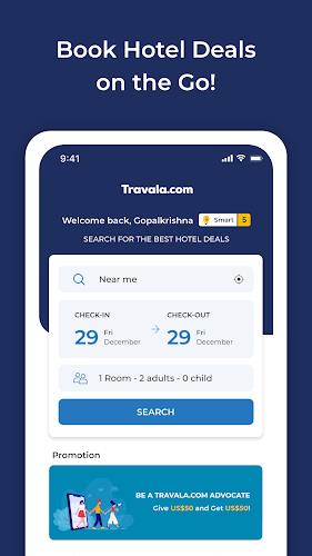 Travala.com: Hotels & Flights Capture d'écran 0