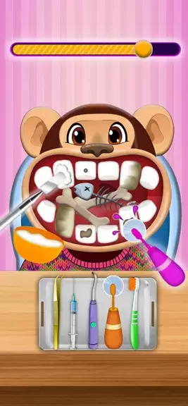 Hippo's Doctor : Dentist Games স্ক্রিনশট 1