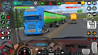 Oil Tanker Truck Driving Games Zrzut ekranu 1