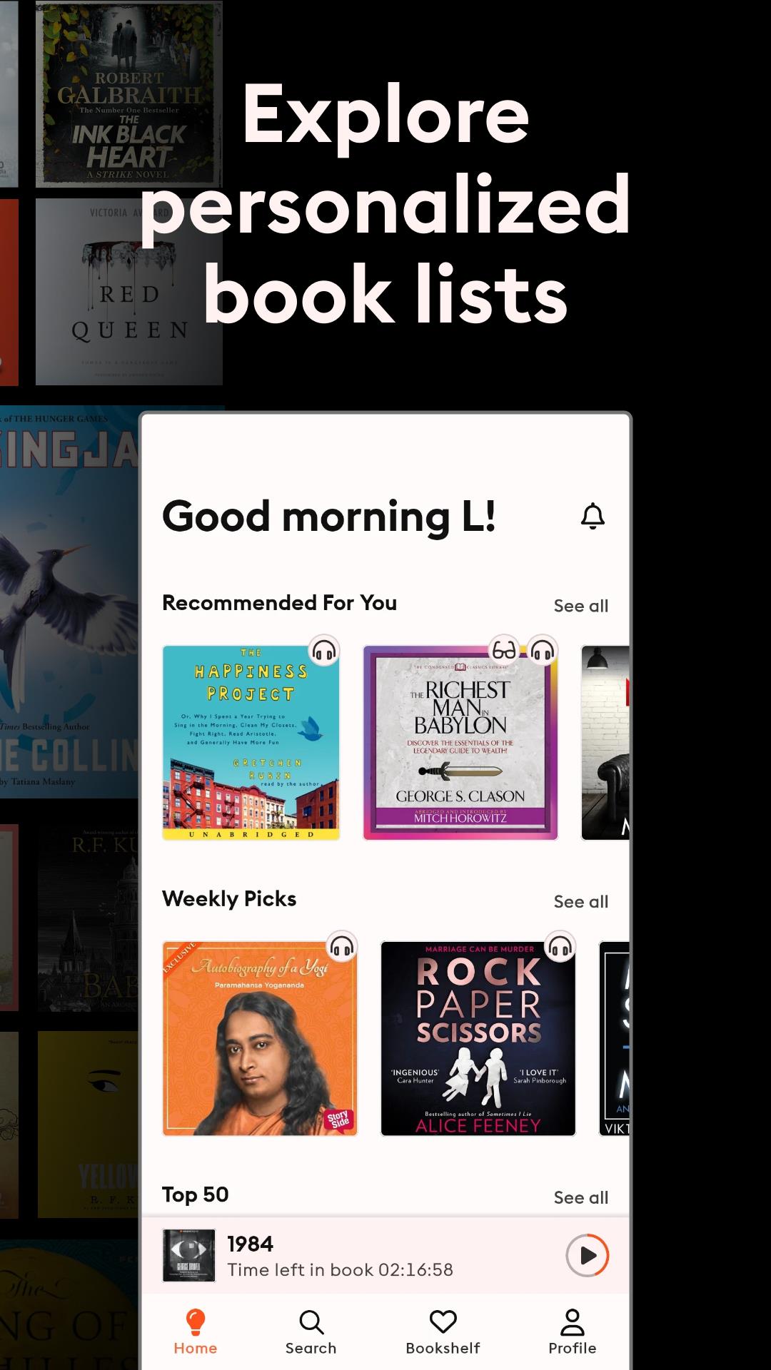 Storytel: Audiobooks & Ebooks Screenshot 2