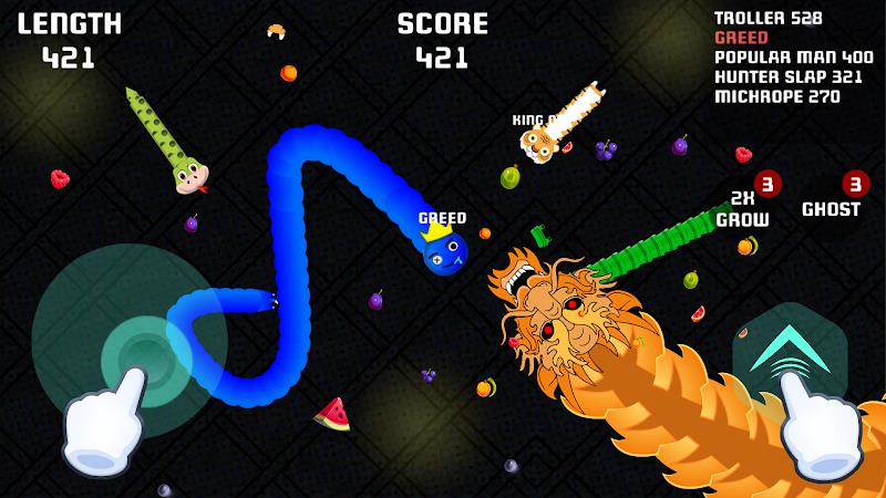 Worms io Gusanos Snake Game スクリーンショット 0