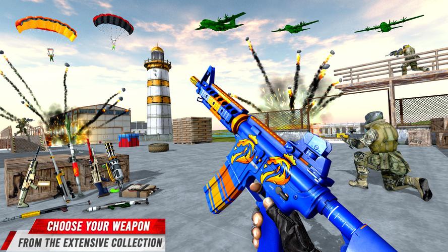 FPS Shooter:3D Gun Fire Games 螢幕截圖 1