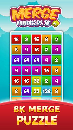 2048 Number Merge Games Puzzle Ảnh chụp màn hình 0