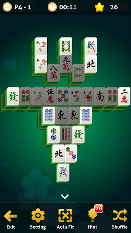 Mahjong Solitaire - Oriental Journey Captura de tela 0