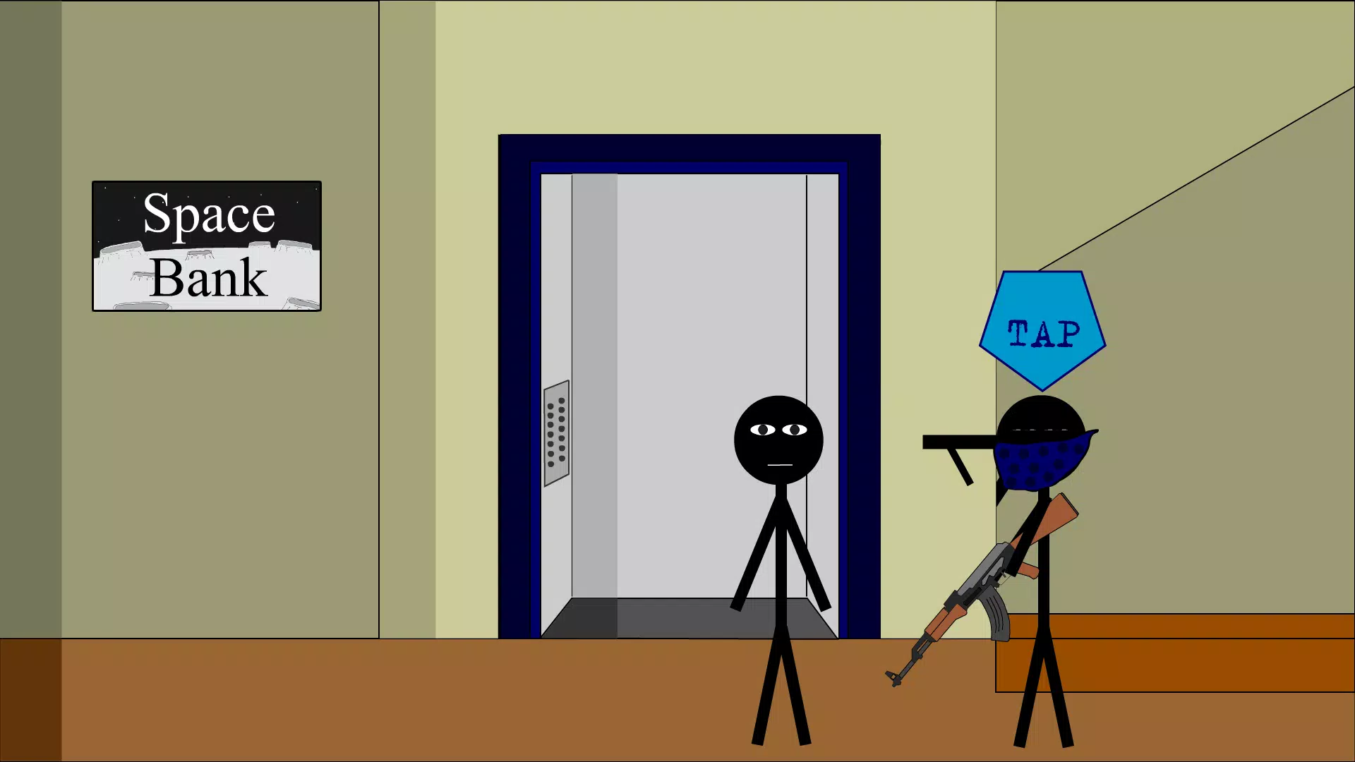 Stickman Escape Lift Скриншот 1