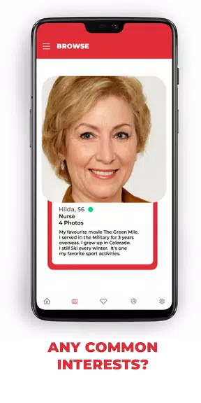 Senior Dating Sites - Meet Mature Local Singles 螢幕截圖 1