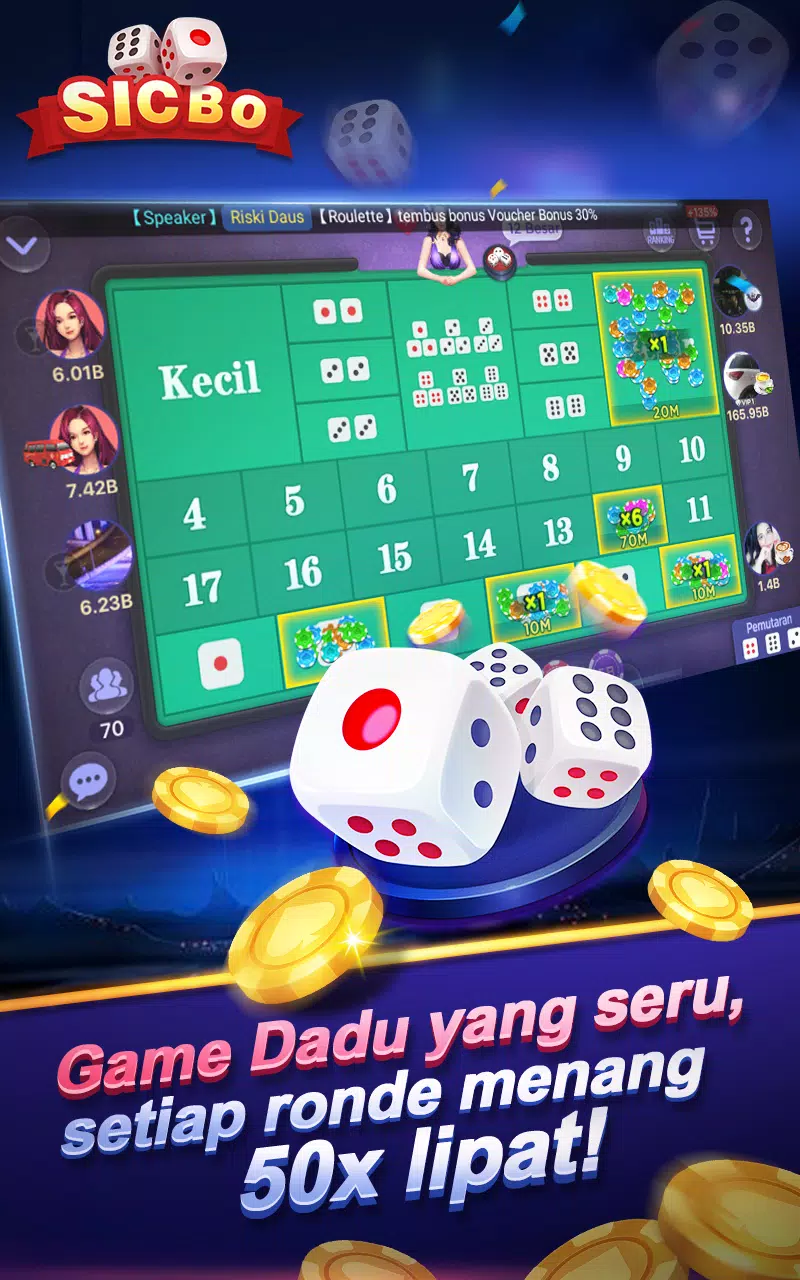 SicBo Casino Dice Game Captura de pantalla 3