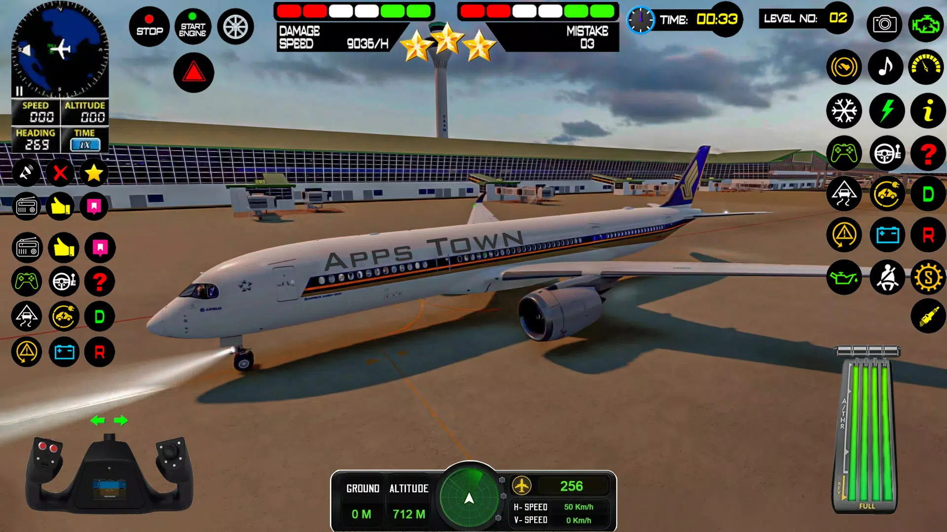 Flight Simulator Pilot Game 3D 螢幕截圖 2