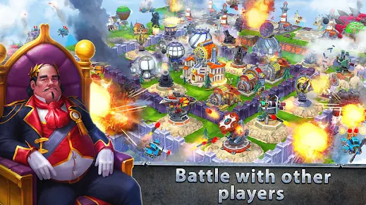 Sky Clash Lords of Clans 3D Скриншот 1