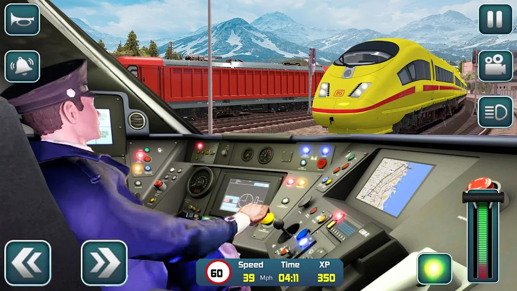 Euro Train Driver Train Games Screenshot 0