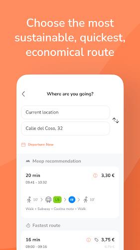 Meep - Personalized routes 스크린샷 3