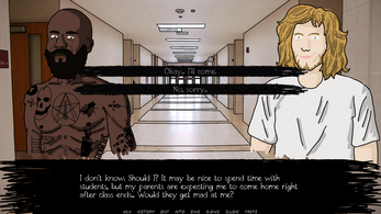 A Ride To Love - a death grips visual novel Ekran Görüntüsü 1