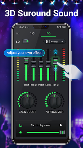 Equalizer & Bass Booster,Music Schermafbeelding 1