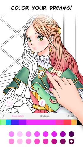 Anime Games Coloring Book Скриншот 3