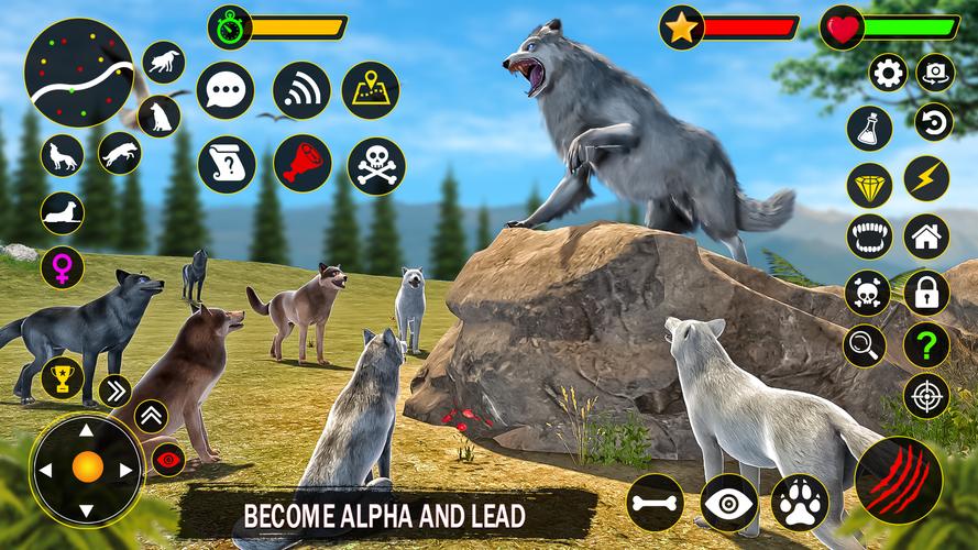 The Wolf Simulator: Wild Game Скриншот 0